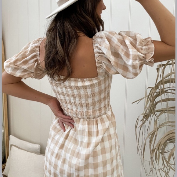 House of Harlow 1960 Dresses & Skirts - House of Harlow linen gingham mini dress